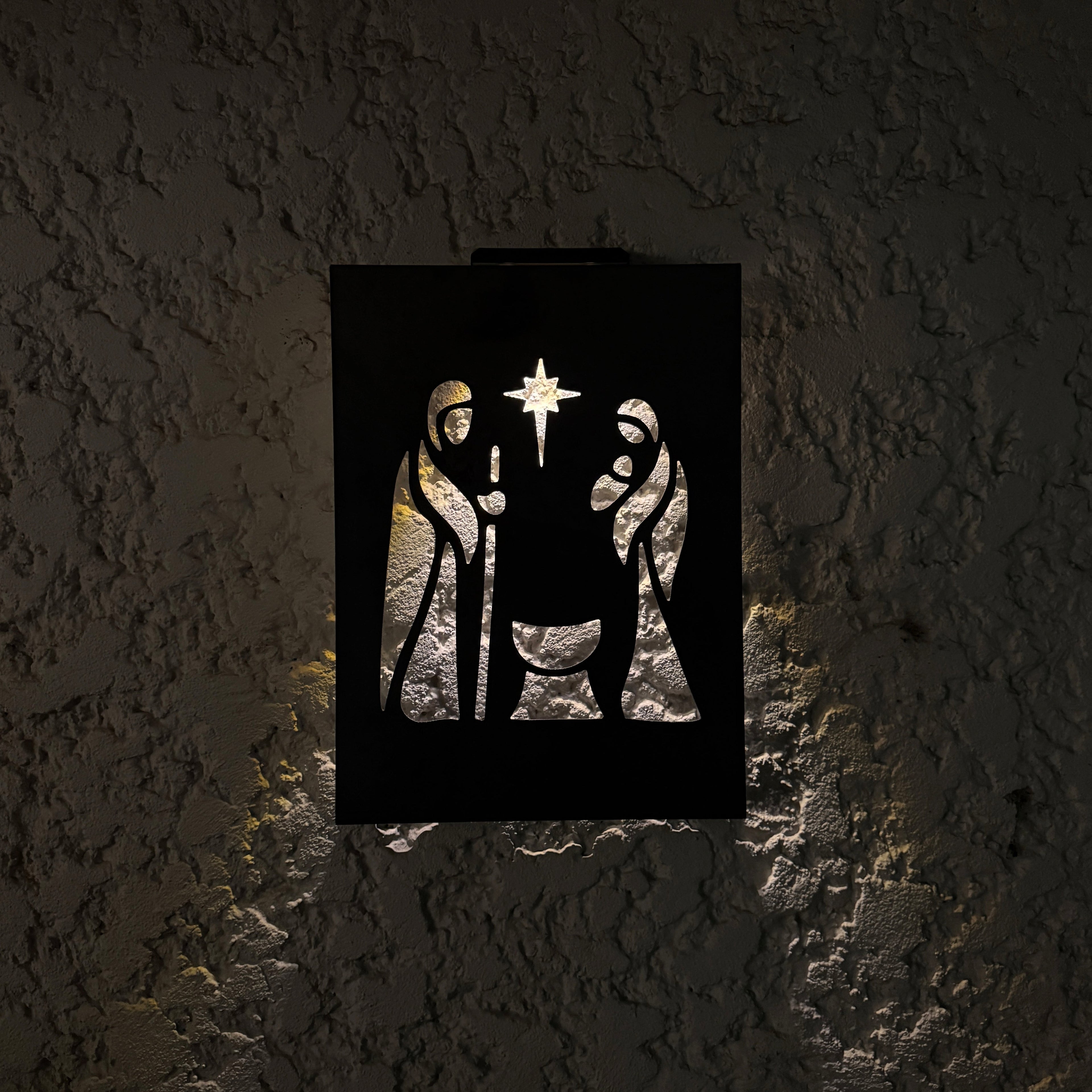 Pesebre con luz solar