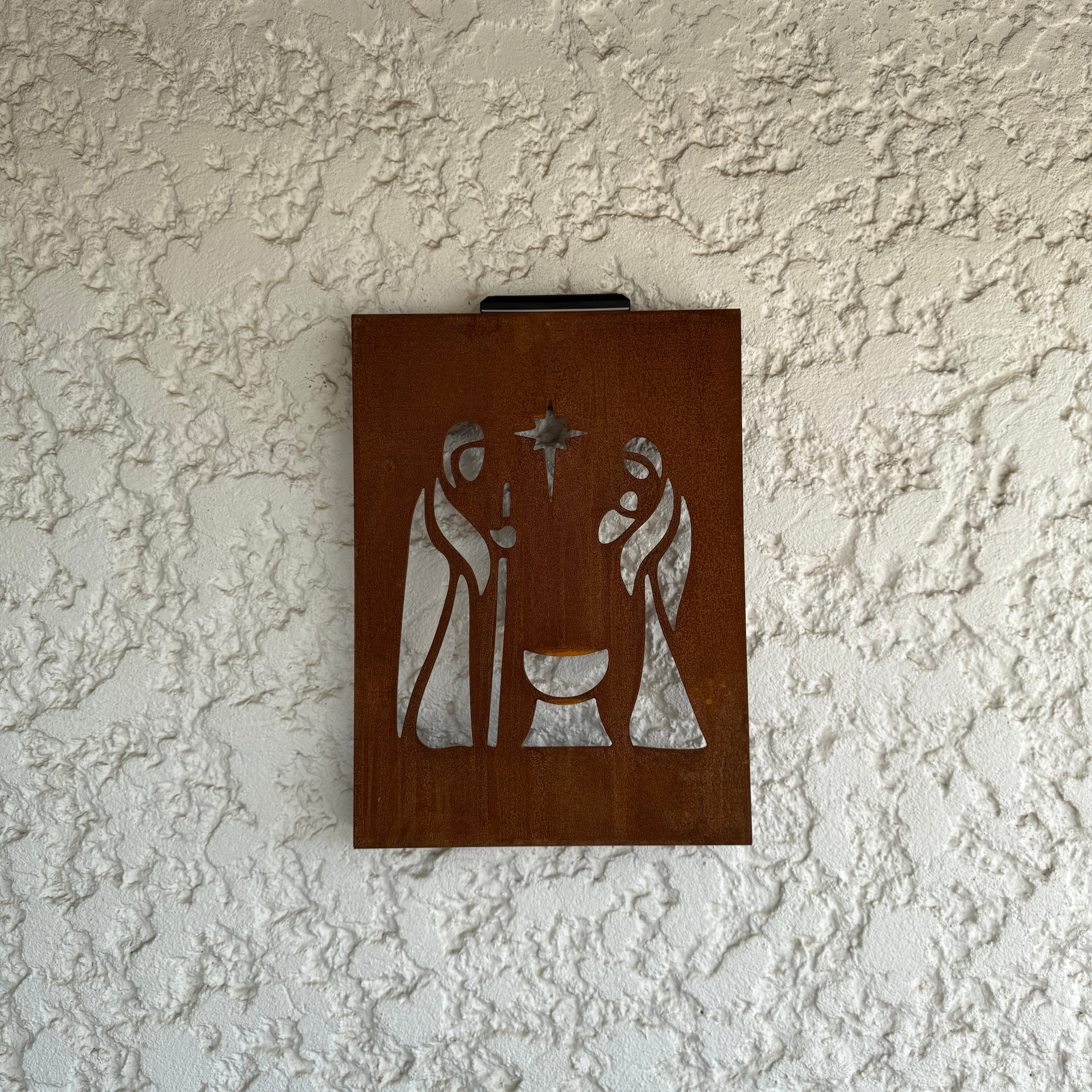 Pesebre con luz solar