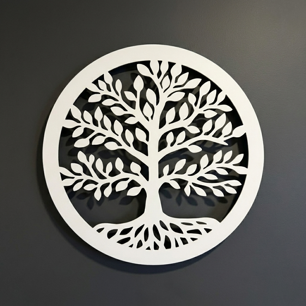 Árbol de la vida iluminado para pared