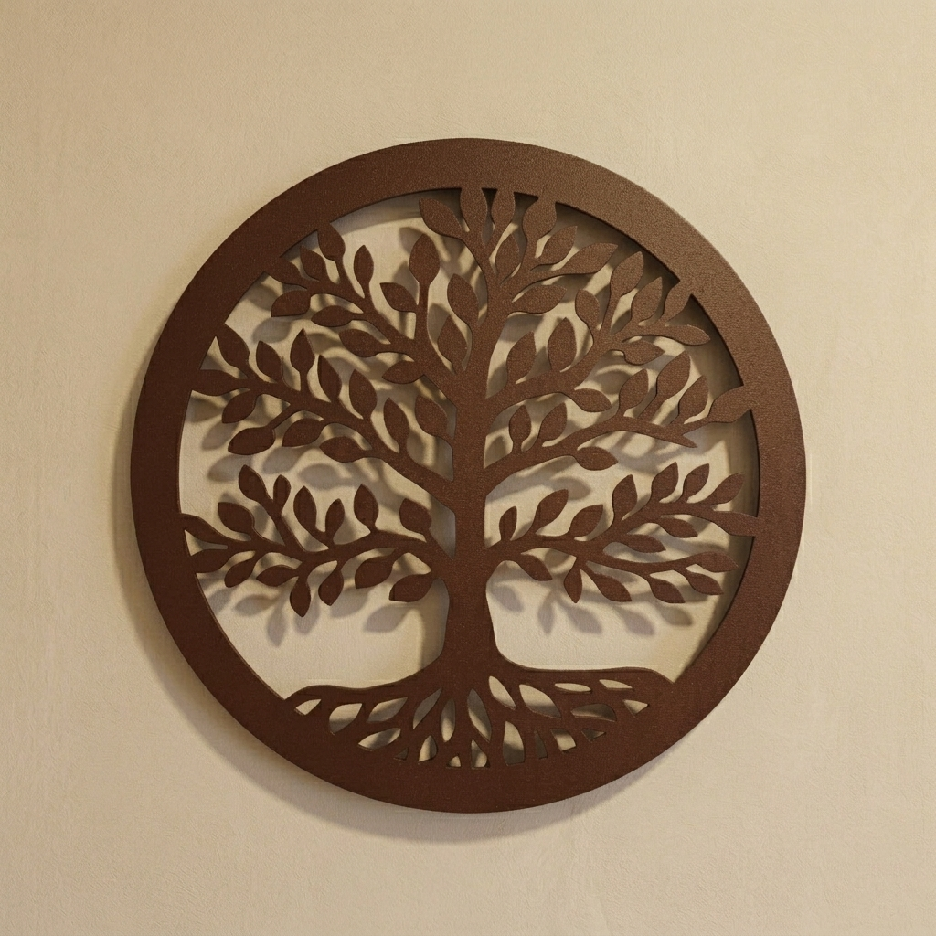 Árbol de la vida iluminado para pared