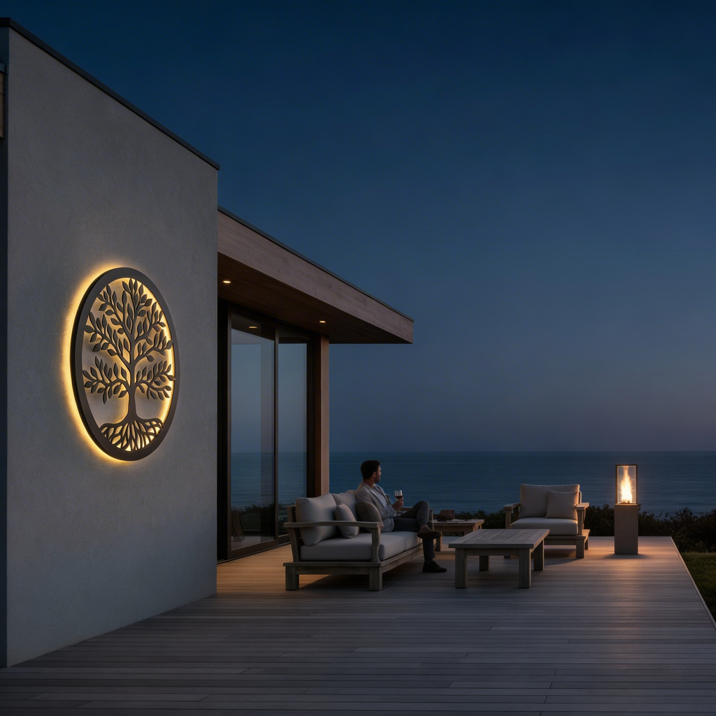 Illuminated Tree of Life Wall Art