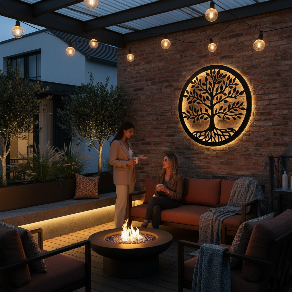 Illuminated Tree of Life Wall Art