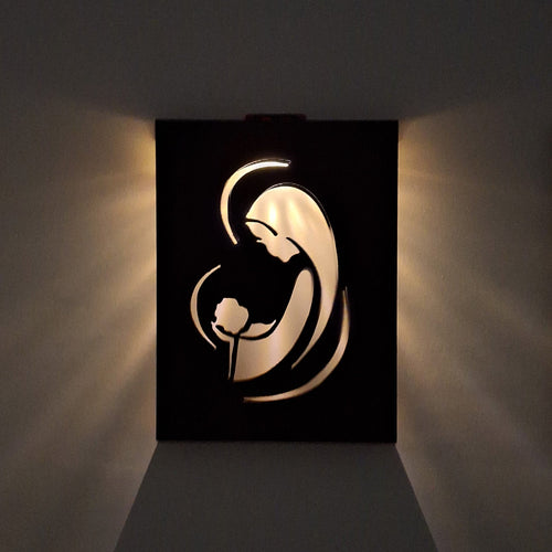 Virgen Solar en acero corten